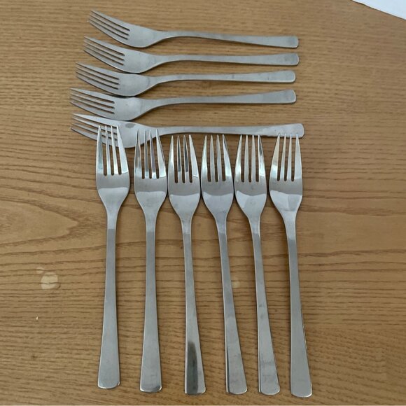 Vtg WMF Cromargan Germany Stainless Steel Flatware Set 52 Pieces w Seafood Forks - Picture 7 of 15